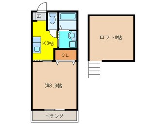 間取図 ビオス赤間