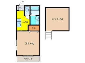 間取図 ビオス赤間