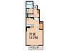 エレガンス山川Ⅱ 1Rの間取り