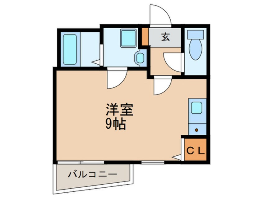 間取図 イージスコート前原