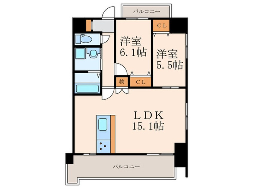 間取図 仮)白銀1丁目ﾏﾝｼｮﾝ新築工事