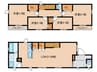 井尻3丁目戸建 4LDKの間取り
