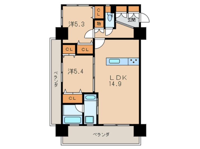 間取図 KSK門司コアプレイス