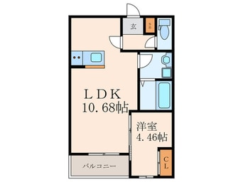 間取図 BRAVE　BASE三萩野