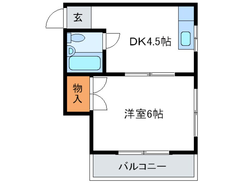 間取図 大橋ハイツ