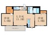 ファブリックモア 2LDKの間取り