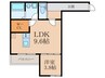 クレシア苅田 1LDKの間取り