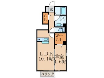 間取図 トレス苅田壱番館