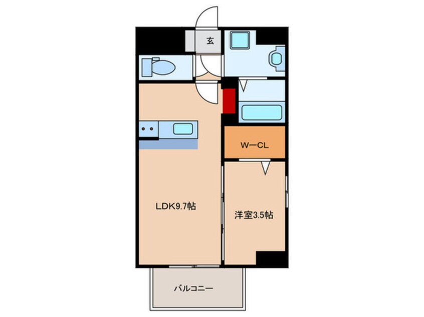 間取図 ＬＩＢＴＨ高宮南