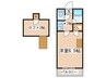 アーバン二日市　Ａ棟 1Kの間取り
