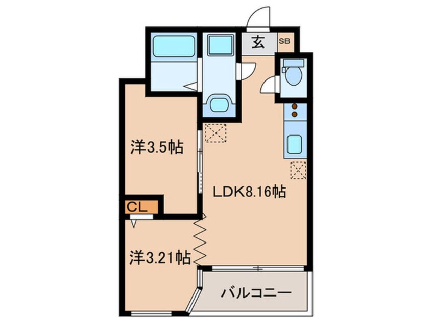 間取図 ＴＨＥ　ＧＲＡＮＤ　ＷＩＮ