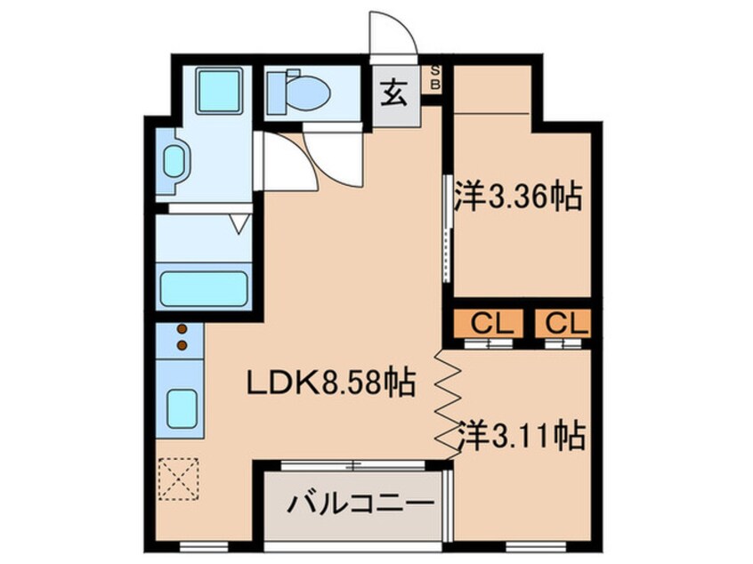間取図 ＴＨＥ　ＧＲＡＮＤ　ＷＩＮ