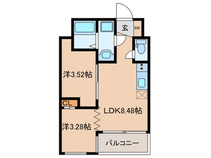 間取図 ＴＨＥ　ＧＲＡＮＤ　ＷＩＮ