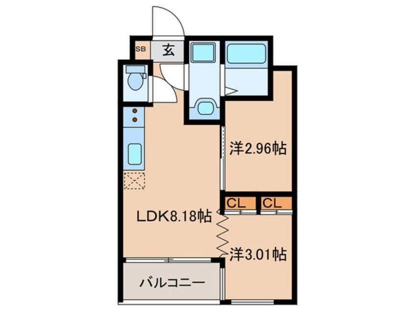 間取図 ＴＨＥ　ＧＲＡＮＤ　ＷＩＮ