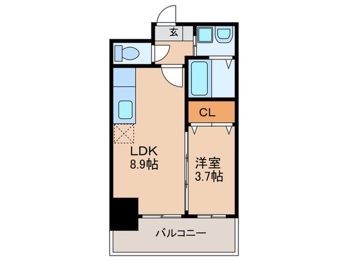 間取り図 ＧＲＡＮＤＥＵＲ住吉弐番館