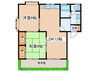 セジュールプルニエ Ａ 2LDKの間取り