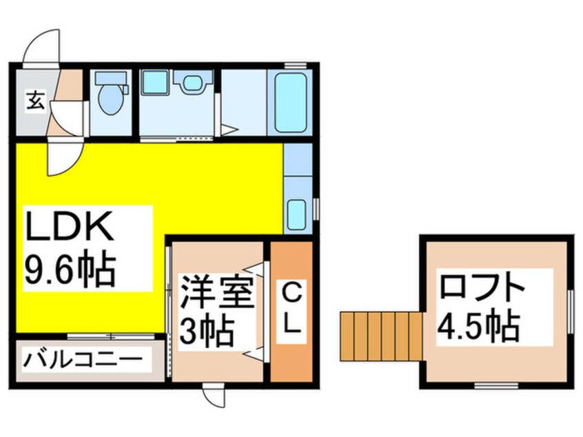 間取図 フェリスジャルディーノ