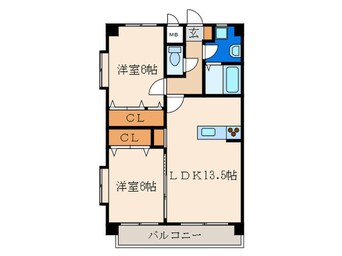 間取図 アクシオ足立