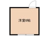 さくらハイツ 1Rの間取り