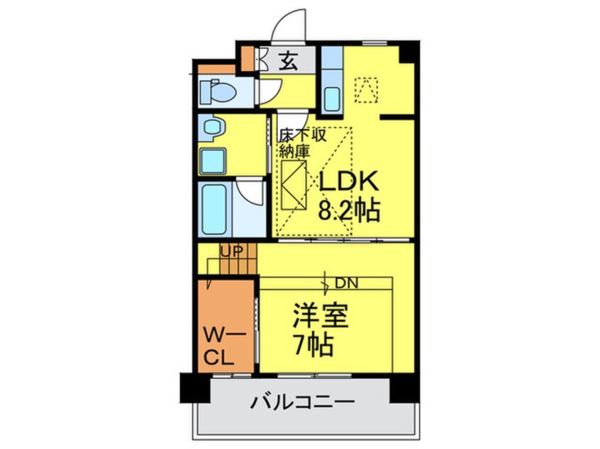 間取図 ロクコート井尻