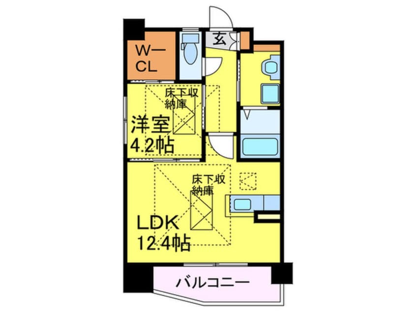 間取図 ロクコート井尻