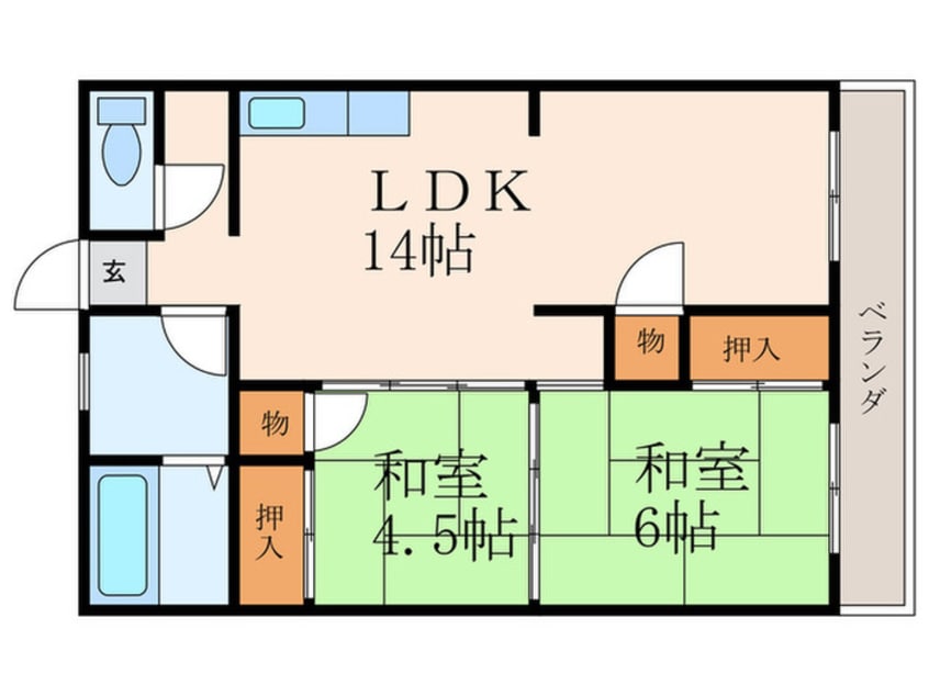 間取図 木本ビル