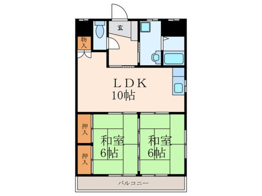 間取図 パルメゾン