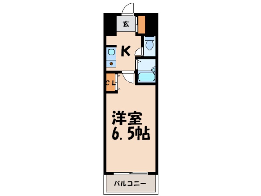 間取図 スライビング冷泉