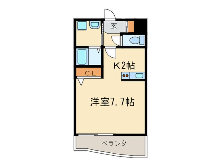 間取図 アーバンビュー吉塚