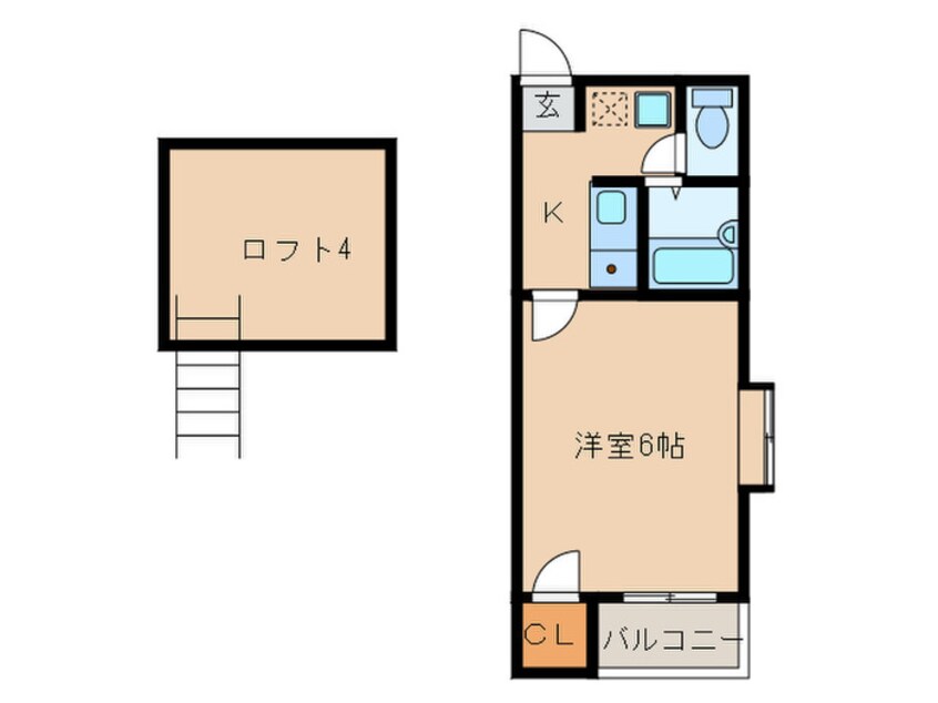 間取図 ピュア博多東壱番館