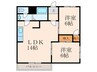 米倉ビル 2LDKの間取り