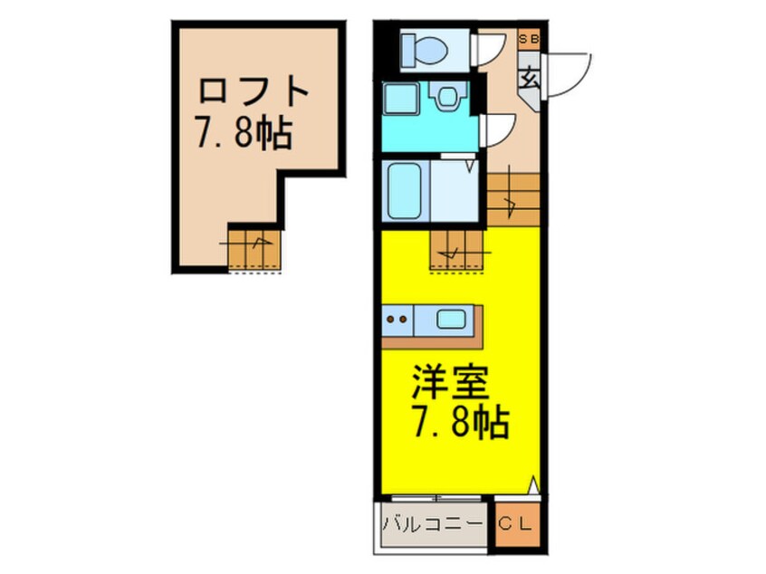 間取図 ロジェ井尻