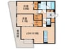 仮）プラシード 2LDKの間取り