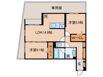 間取図 仮）プラシード