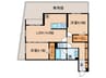 仮）プラシード 2LDKの間取り