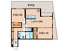 仮）プラシード 2LDKの間取り