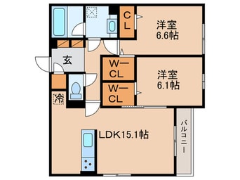 間取図 仮）プラシード