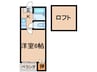 ルミエール壱番館 1Rの間取り