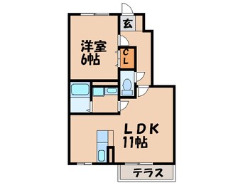 間取図 ヴィルヌ－ヴ弐番館