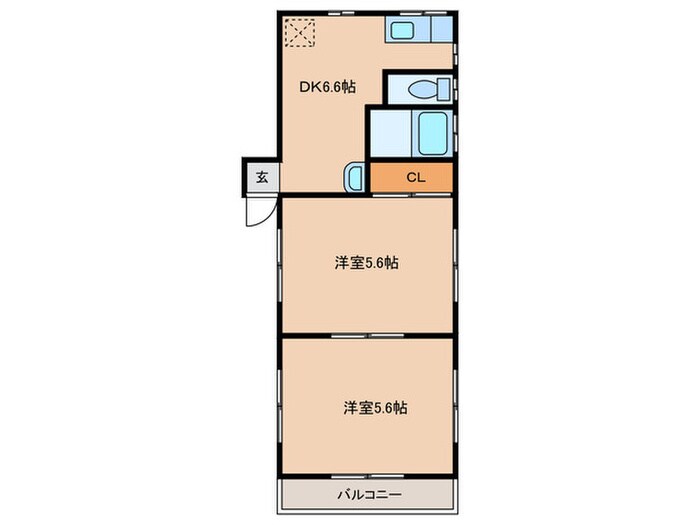 間取り図 寺之下グリーンハイム