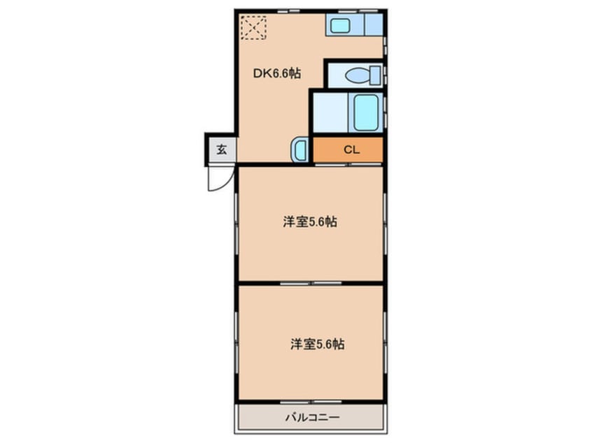 間取図 寺之下グリーンハイム