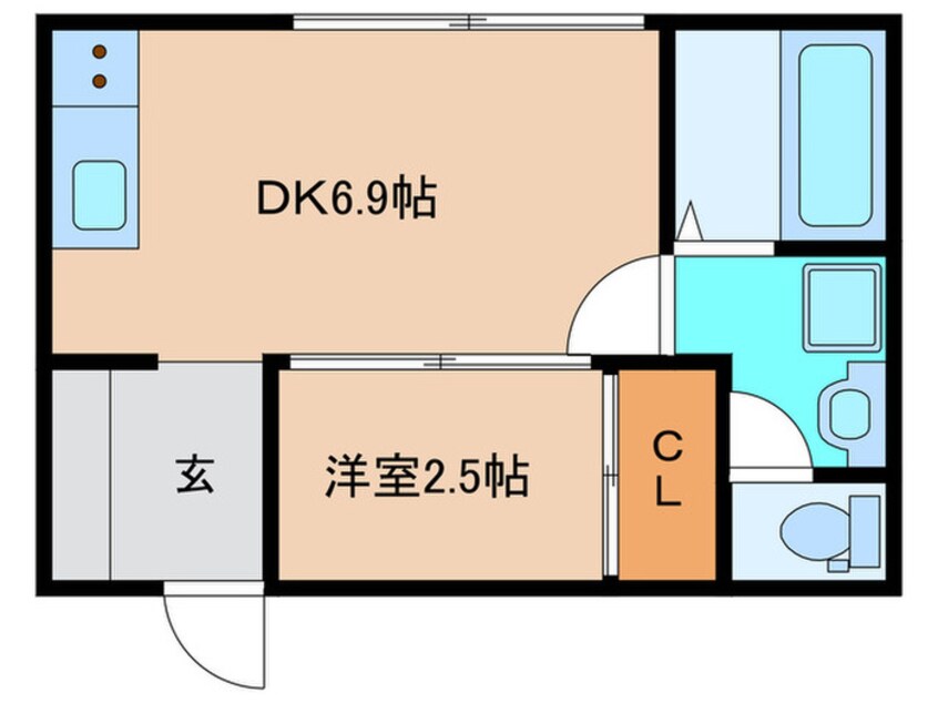 間取図 仮)SORANONE　B