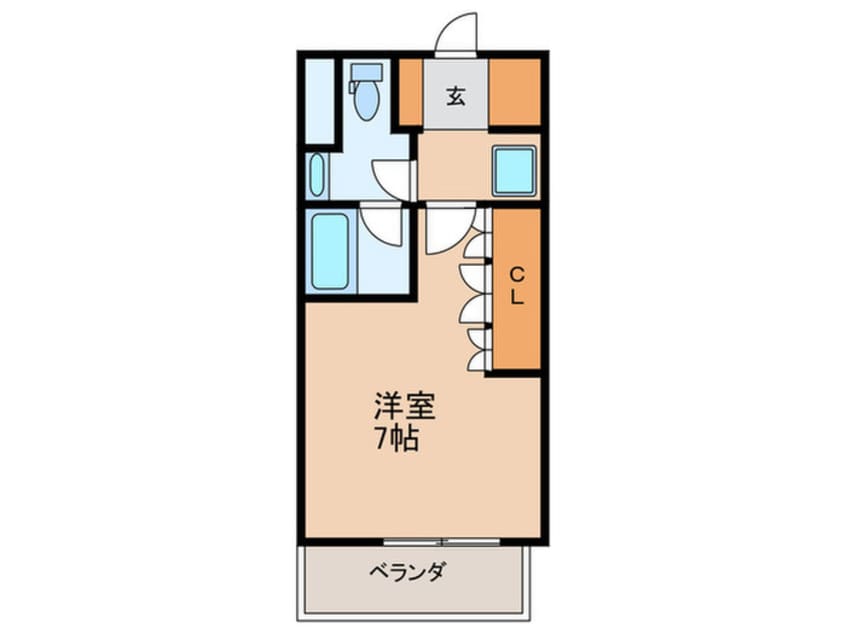 間取図 フローラル福岡