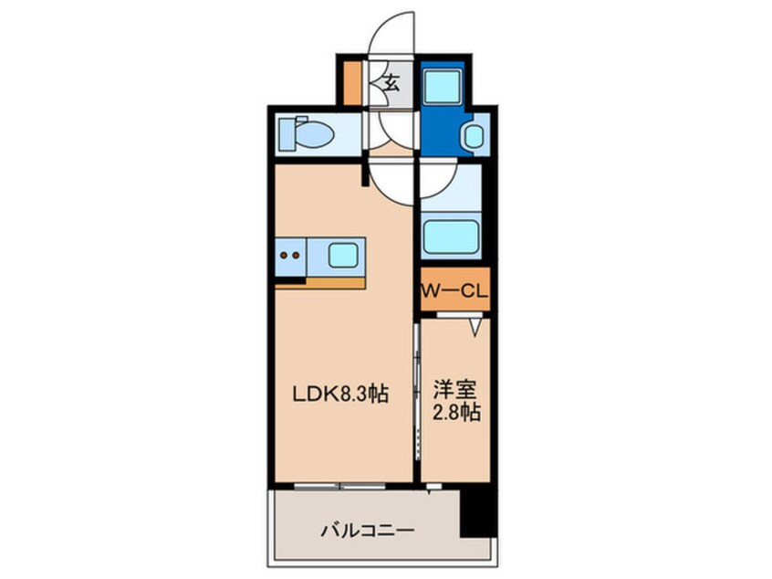 間取図 ブランシエスタ千早RJR