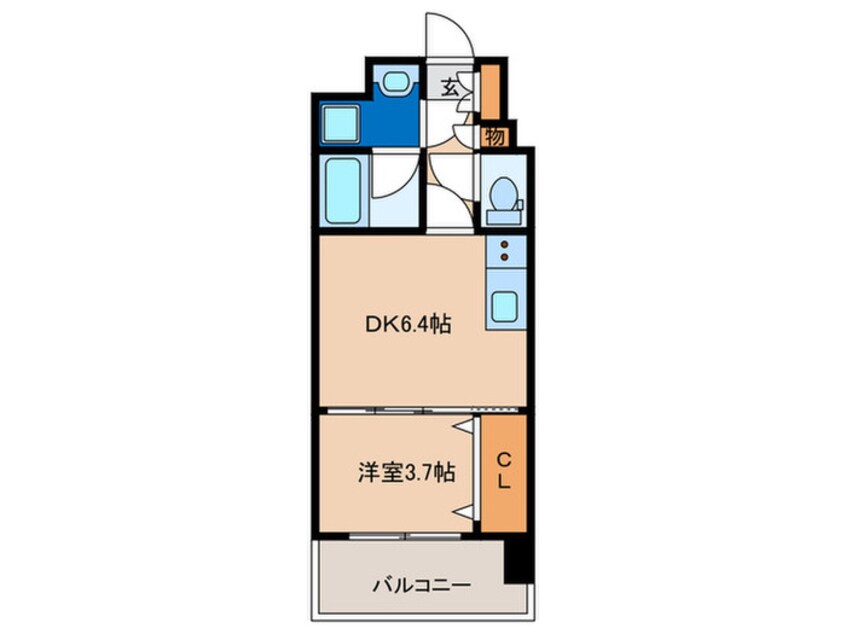 間取図 ブランシエスタ千早RJR