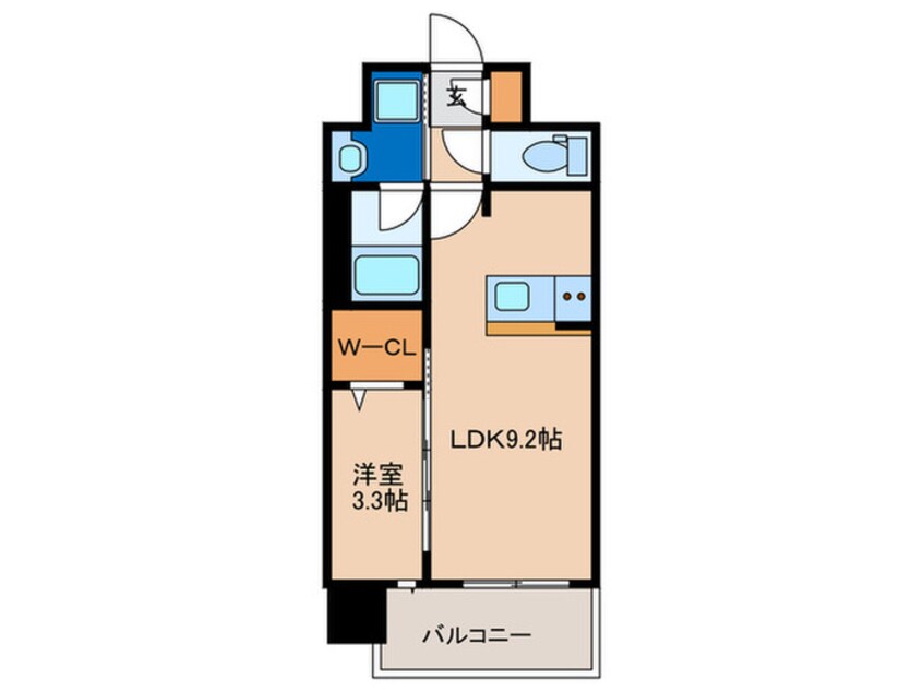 間取図 ブランシエスタ千早RJR