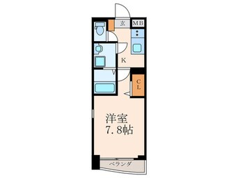 間取図 仮）MDIﾌﾟﾛｽｼﾞｮｲｱ北九大前