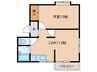 サンハイツ高見 1LDKの間取り