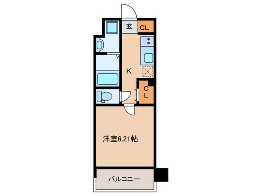 間取図 Rupieレジデンス九大学研都市Ⅱ