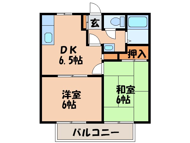 間取り図 ビーライン春日